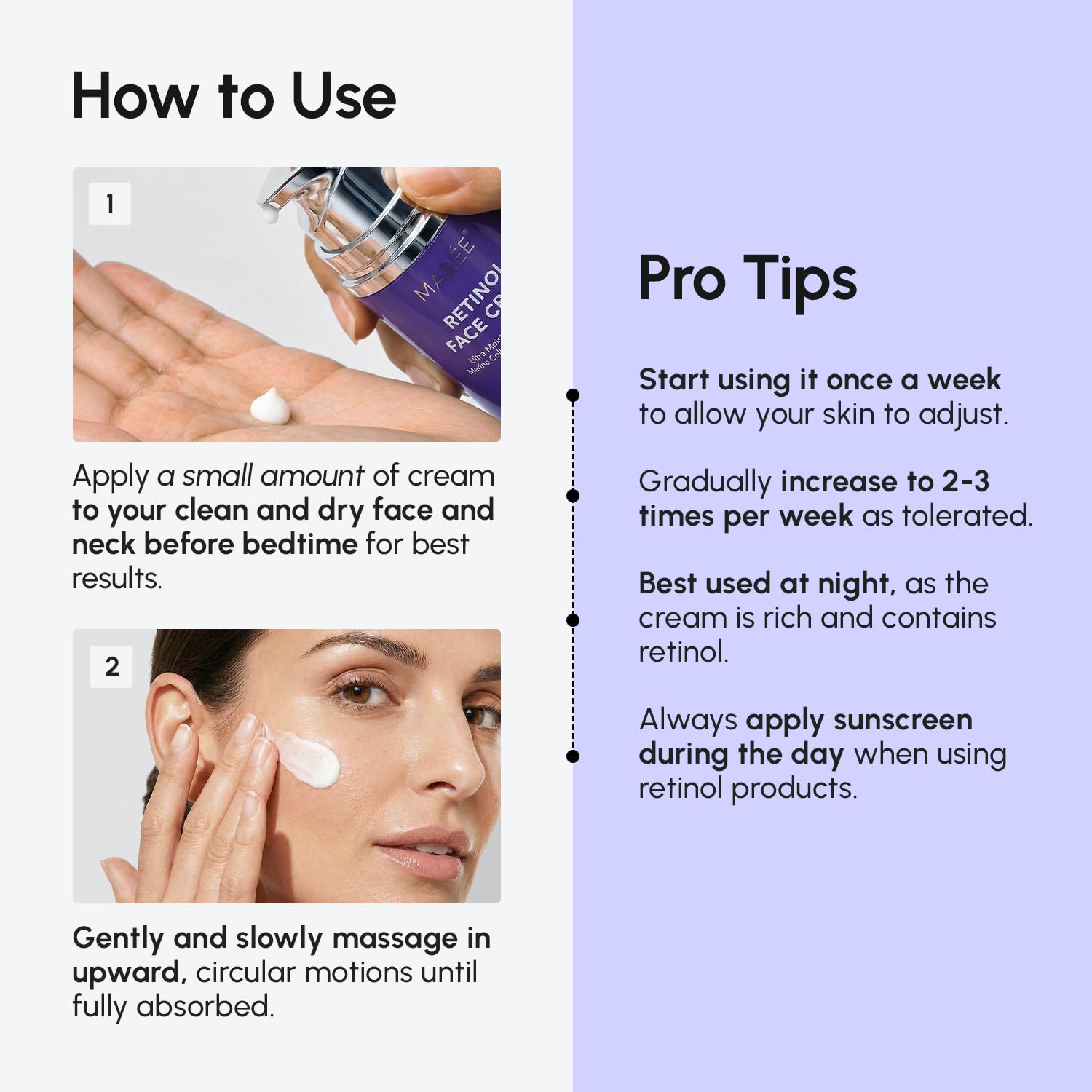 Face Moisturizer – Firming & Lifting Face Cream for Women with Collagen, Retinol & Hyaluronic Acid – Day & Night
