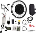 20" Ebike Conversion Kit 36V 500W Electric Bicycle Front Brushless and Gearless Hub Motor Wheel Kit with LCD Display