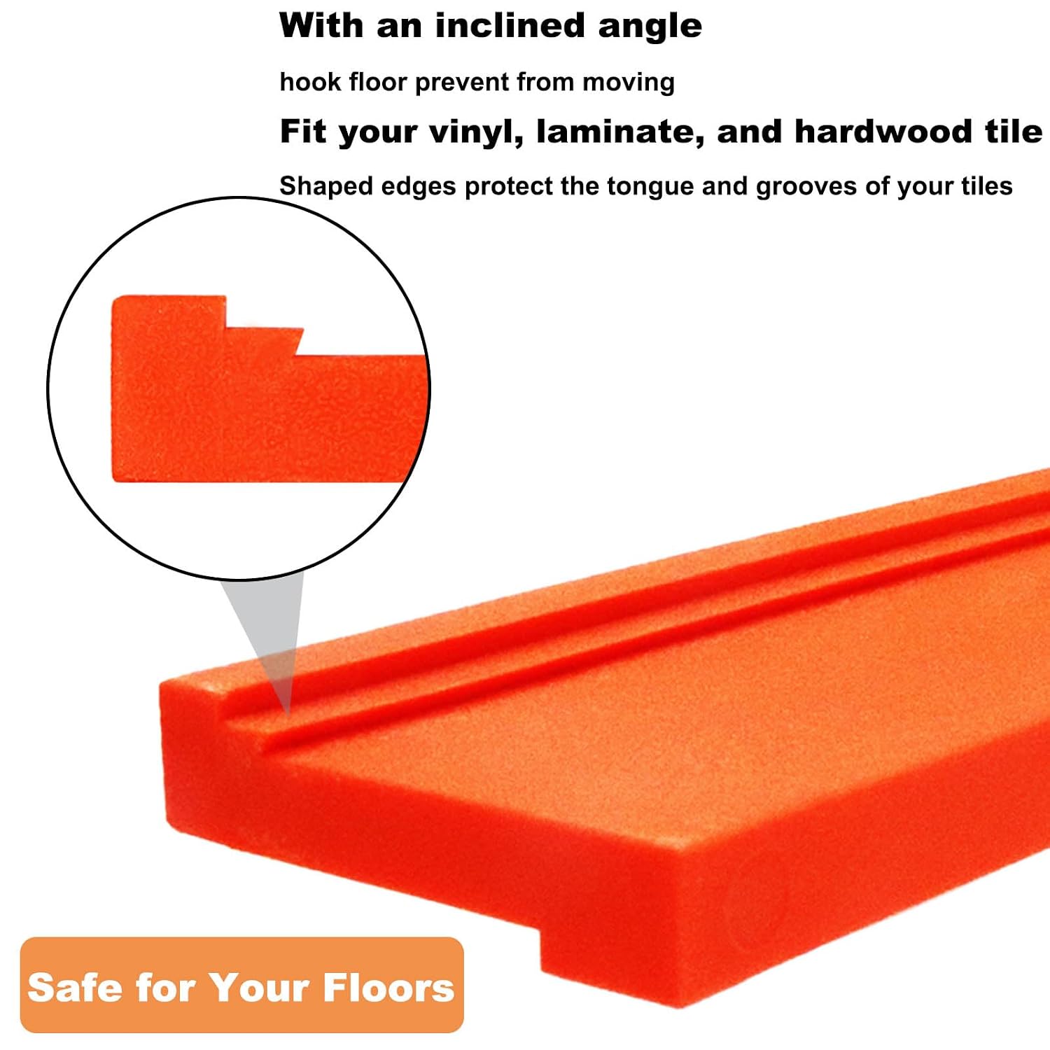 Tapping Block Wood Flooring Tool, Universal Tapping Block-Orange
