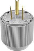 Eaton 5710N 50 Amp 250V 6-50 Industrial Power Plug & Connector, Gray