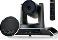 4K Conference Room Camera System AI Auto-Tracking 4K PTZ Camera 3X Optical Zoom 93° Wide Angle USB3.0 HDMI Output and