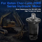 104-1027-006 Hydraulic Motor Replacement for Eaton Char-Lynn 2000 Series, 14.91 cu in/rev Displacement High Torque Low Speed Orbital Motor for Construction Agricultural Mining Equipment