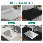 Black Epoxy Marble Countertop Paint Kit Counter top Coating