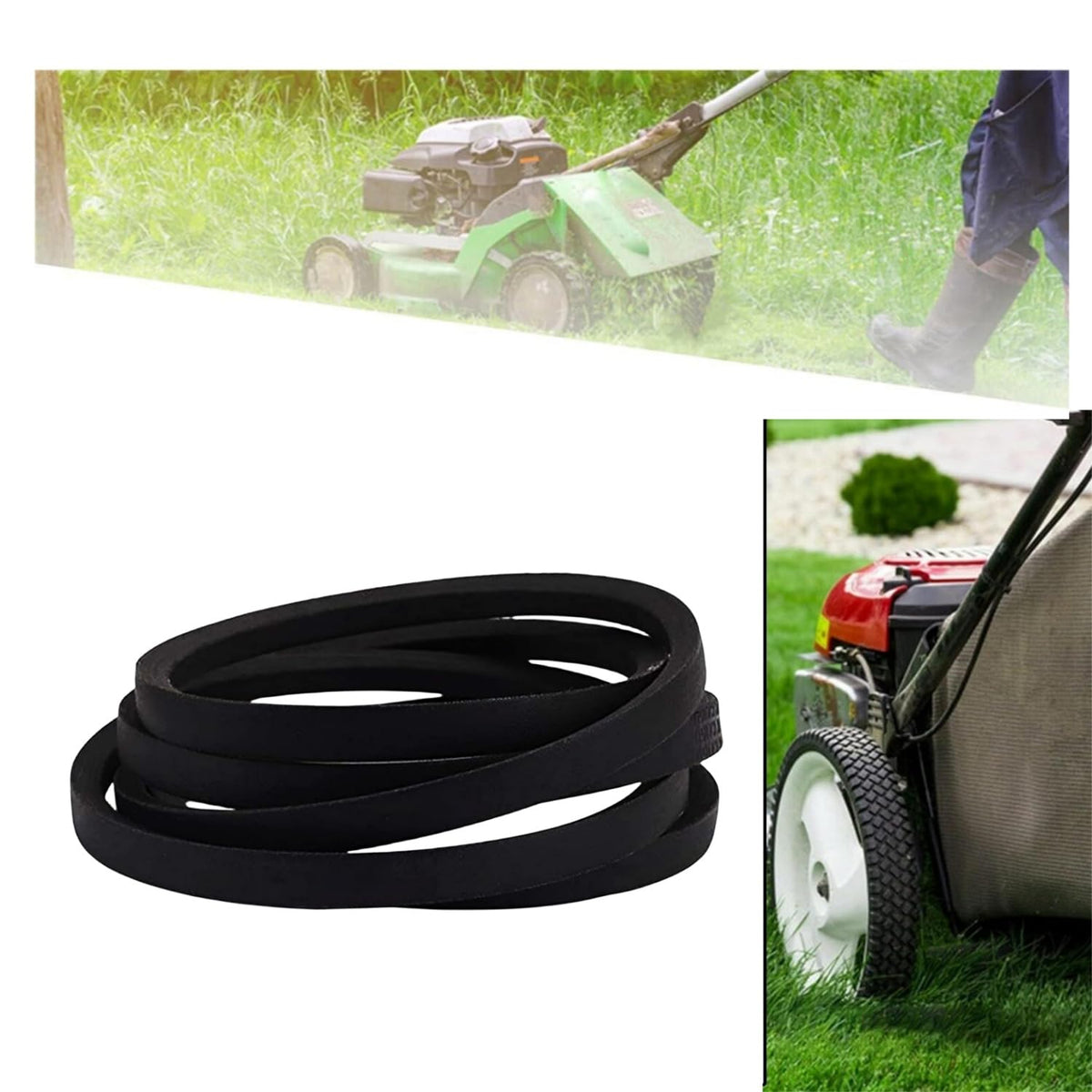 Lawn Tractor Mower Deck Belt 1/2" x 158" Fits for Craftsman Snapper 285Z Parts Simplicity 7103789 7103789YP ZT2650 107280070 Tractors ZT2650 RZT26520, Series