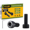 M8-1.25 x 25mm Bolt, 25PCS M8 Hex Socket Head Cap Screws Bolts, 12.9 Grade Alloy Steel, Full Threads, Allen Socket Drive, with Hex Spanner