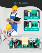 24V 60W Dimmable LED Driver, Constant Voltage Transformer for LED Light