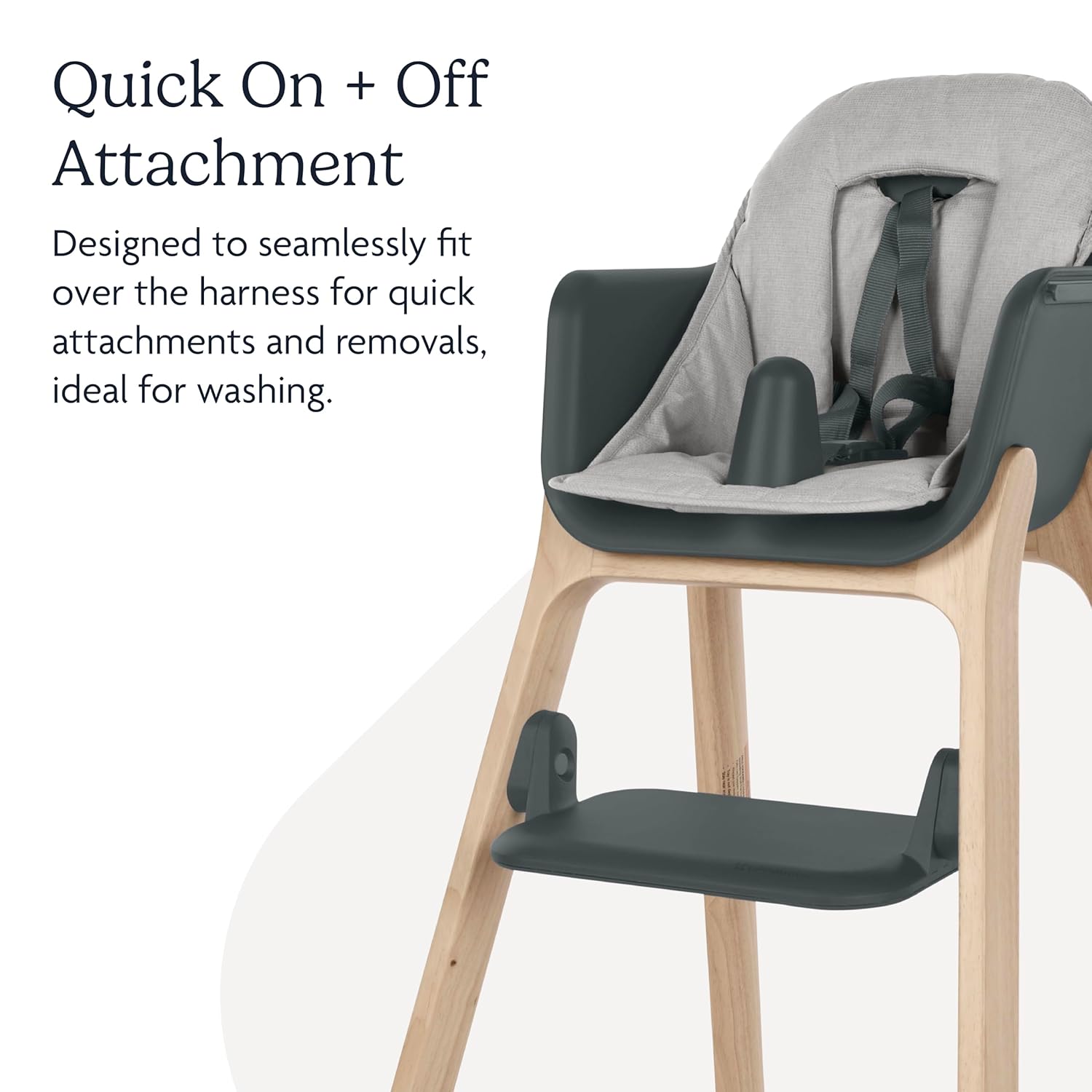 Ciro High Chair Cushion Accessory/Plush Cushion for Added Comfort/Supports Children 4 Months to 3 Years Old/Machine