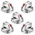Upgraded DG64-00473A Stainless Steel Reinforced Stove Knob Replacement for Samsung Gas Stove - Anti-Crack Metal