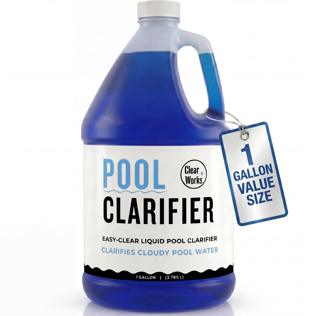 Pool Clarifier, Clarifier for Swimming Pool, 1 Gallon, Clear Works