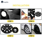 4 Pack 17 inch Wheel Skins Compatible with Ford Fusion 2013-2016