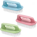 Scrub Brush for Cleaning-3 Pack Scrubbing Brushes Heavy Duty Multi-Purpose Household Cleaning Brush with Stiff