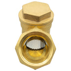 Y Strainer 3/4" Brass Sediment Filter Water Filter with 40 Mesh Screen