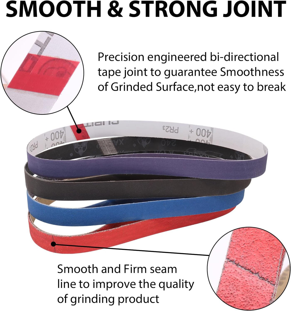 1x30 Knife Sharpening Sanding Belts, 16 Pack