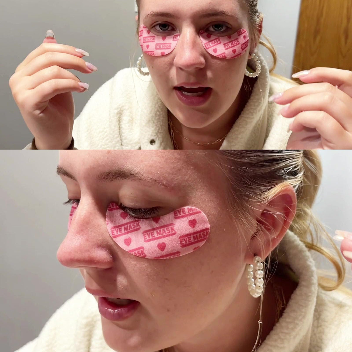 PDRN Collagen Under Eye Patches, Cooling Caffeine Eye Masks 6 Pairs