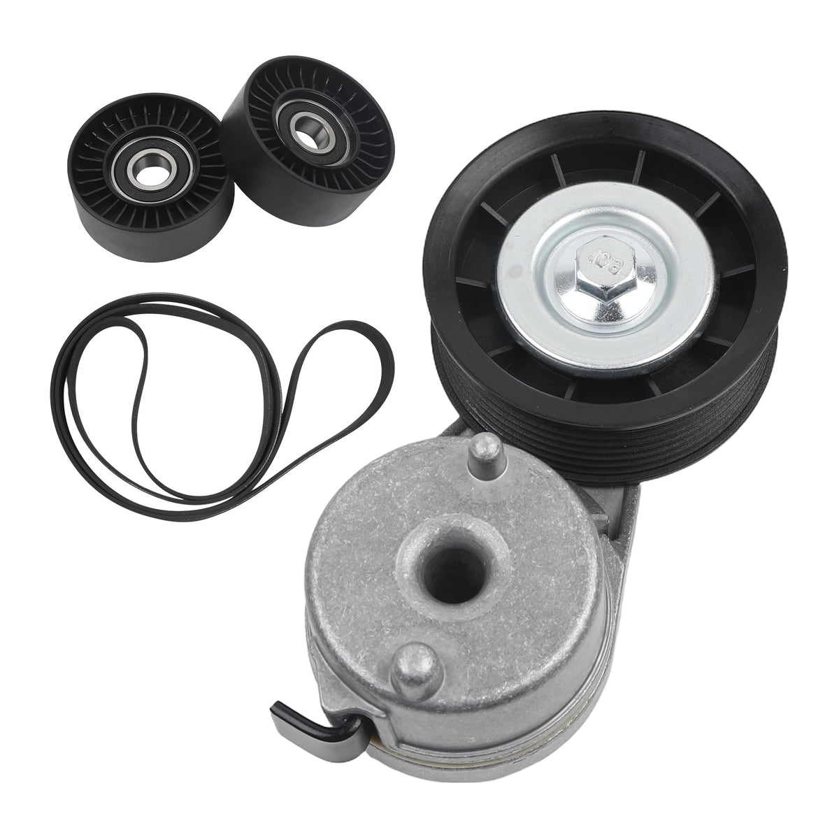 Dasbecan Engine Serpentine Drive Belt Tensioner Idler Pulley Kit