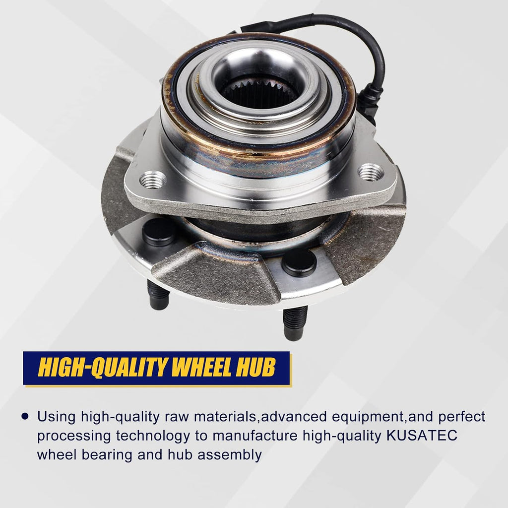 KUSATEC 513189 Front 2PCS Wheel Bearing and Hub Assembly
