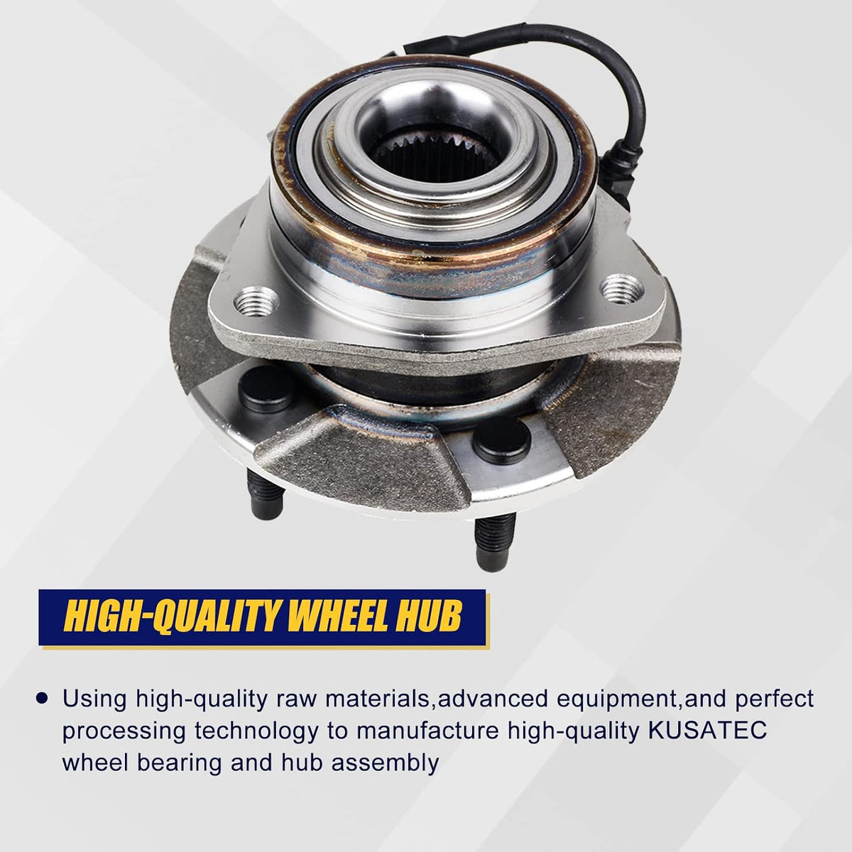 KUSATEC 513189 Front 2PCS Wheel Bearing and Hub Assembly