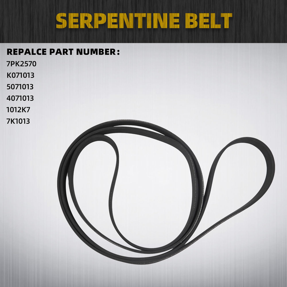 Dasbecan Engine Serpentine Drive Belt Tensioner Idler Pulley Kit