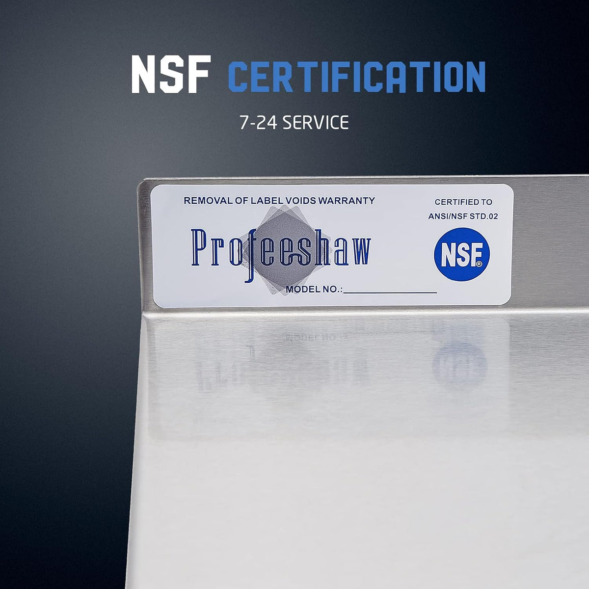NSF Stainless Steel Shelf 18” x 24”, Commercial Wall Shelving