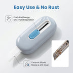 Mini Box Cutter Retractable, Safety Box Opener Cute Package Opener Tool