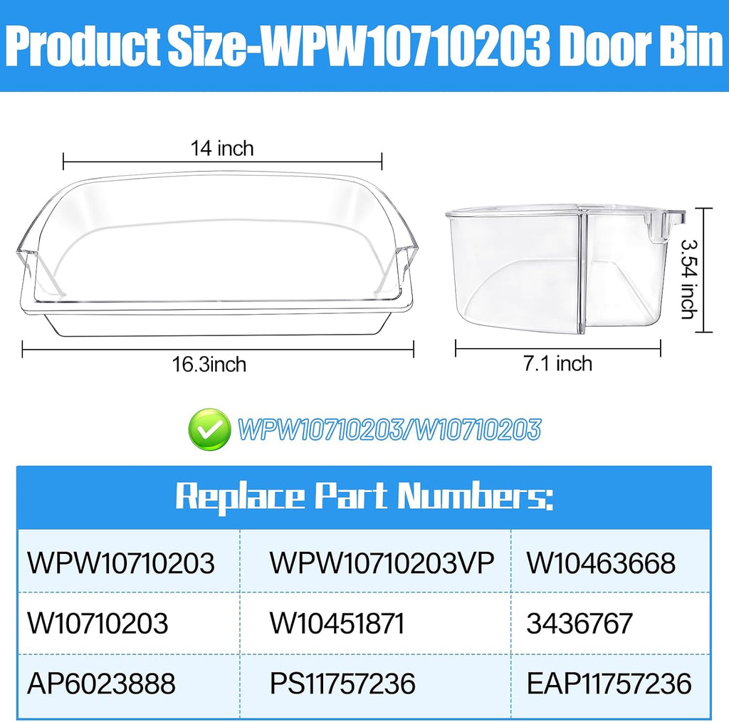 ALVAR WRS588FIHZ00 WRS571CIHV04 WRS588FIHV00 Refrigerator Door Bin Shelf
