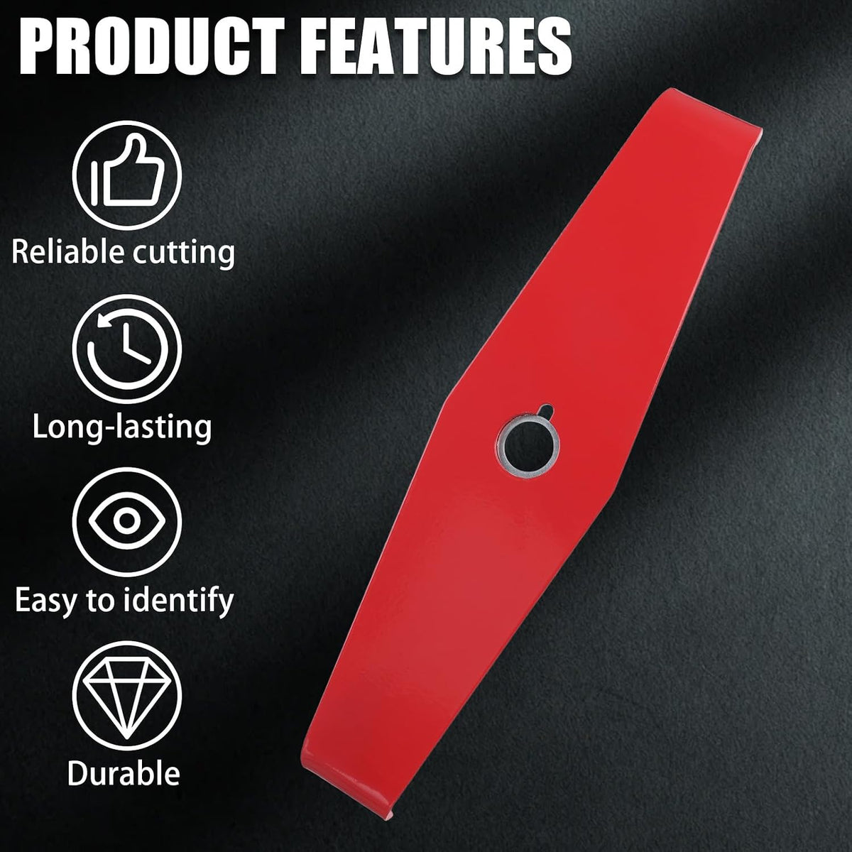 12" Universal Mulching Blade for 295504-0 Fits 1" and 20mm Arbor 2 Tooth