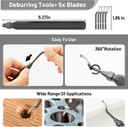 3D Printer Tools Kit Essential, Basic Tool Kit Accessories, 3D Printer Deburring Tool with Wire Cutter, Scraper