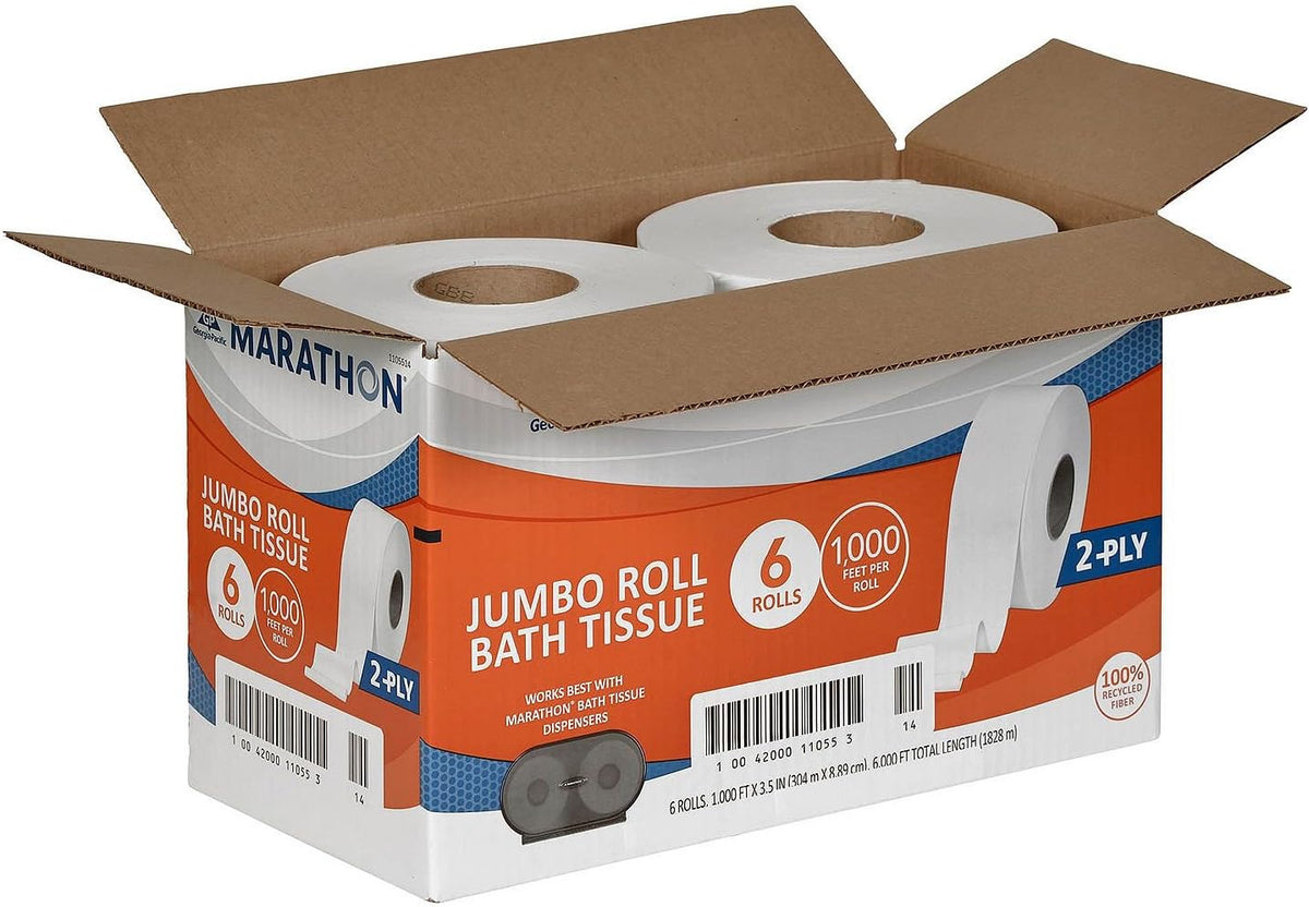 Marathon Bath Tissue, 2-Ply (6 Jumbo Rolls)