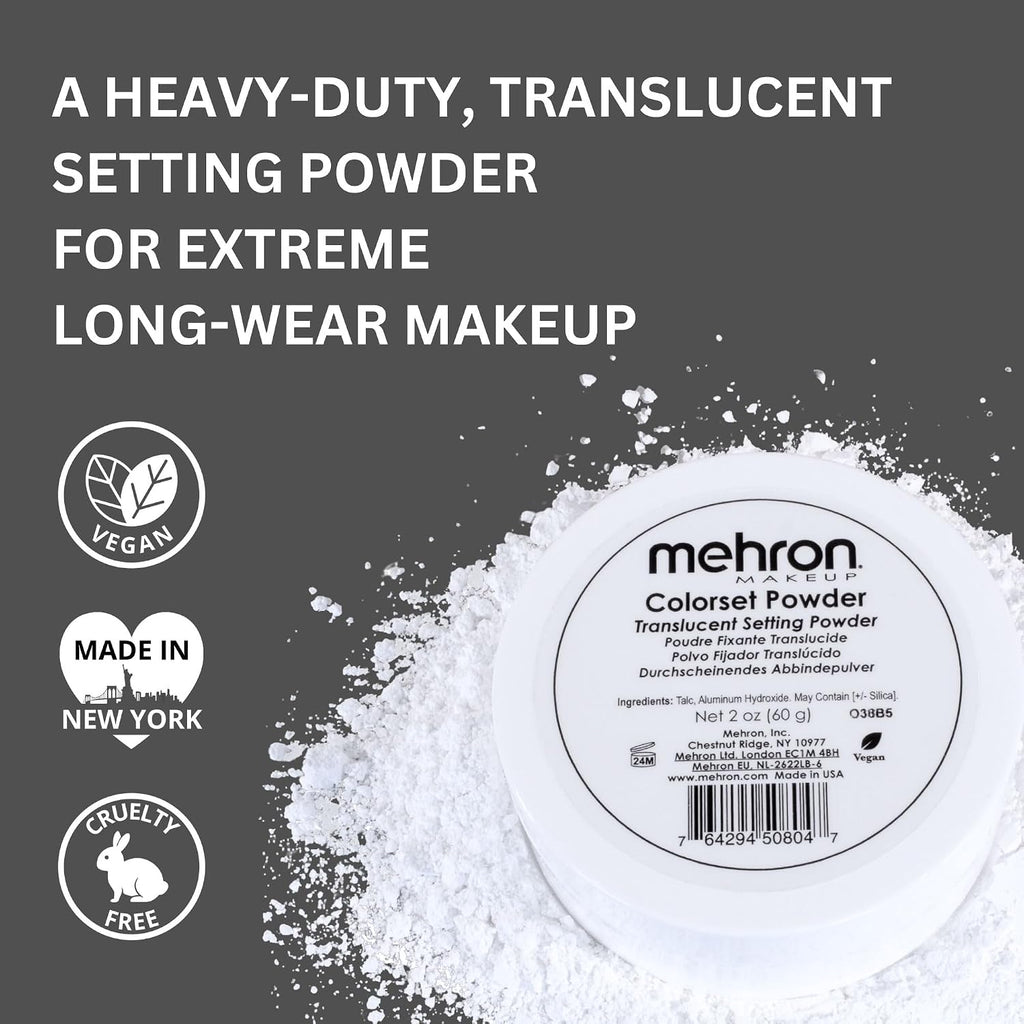 Colorset Powder, 2 oz Translucent Setting Powder