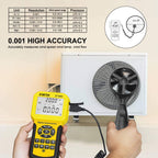 BTMETER Por CFM Anemometer Wind Gauge with 600Set Data Storage Export to PC