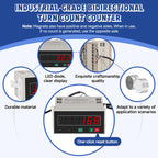 JIAWANSHUN Bidirectional Digital Counter,Proximity Switch Sensor with Alarm