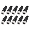 MECCANIXITY Female Aviation Wire Connector 10 Pcs 4 Pin M12 A Code