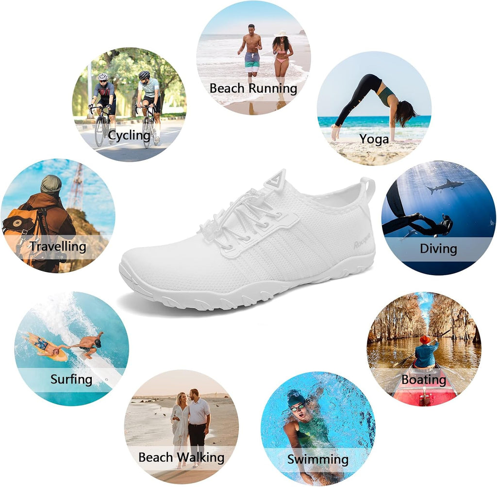 Water Shoes Quick Dry Barefoot Water Aqua Sport Beach Pool Swim Surf Diving for Men Women