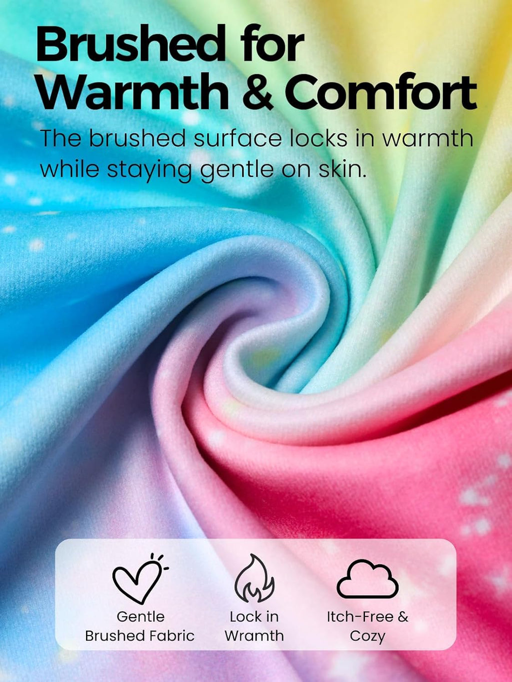 Girls Warm Thermal Underwear Set Kids Winter Base Layer Long Johns Sets for Cold weather/skiing