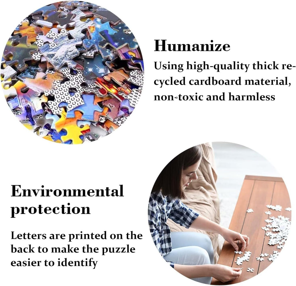 A Majestic Elk 200-Piece Wooden Puzzle for Adults & Beginners - Relaxing Escape from Daily Life, Perfect for Family
