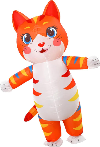 Cat Costume,Blow Up Cat Inflatable Costume Adult For Cosplay Halloween | Inflatable Cat Costume Adult Blow Up Cat