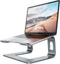 All-Aluminum Laptop Stand for Desk, Ergonomic Detachable Ventilated Cooling Computer Riser, Anti-Slip Design Notebook