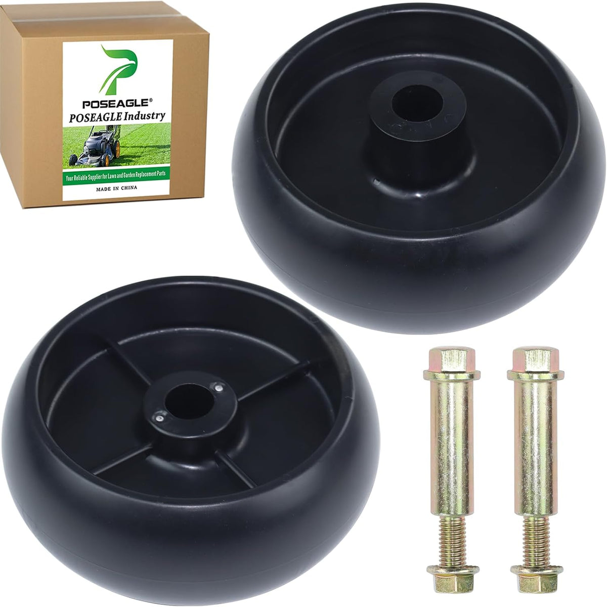 2 Pack GX10168 Deck Wheel for John Deere Z425 Z445 D140 Tractors