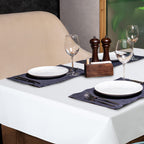 Tablecloth Cotton Tabletop 60x102 (8-10 Seats) White