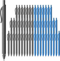 Pens Bulk, 52 Pack Ballpoint Black & Blue Ink, 1.0MM Medium Point Bluk Retractable for Smooth Writing, Quick Drying