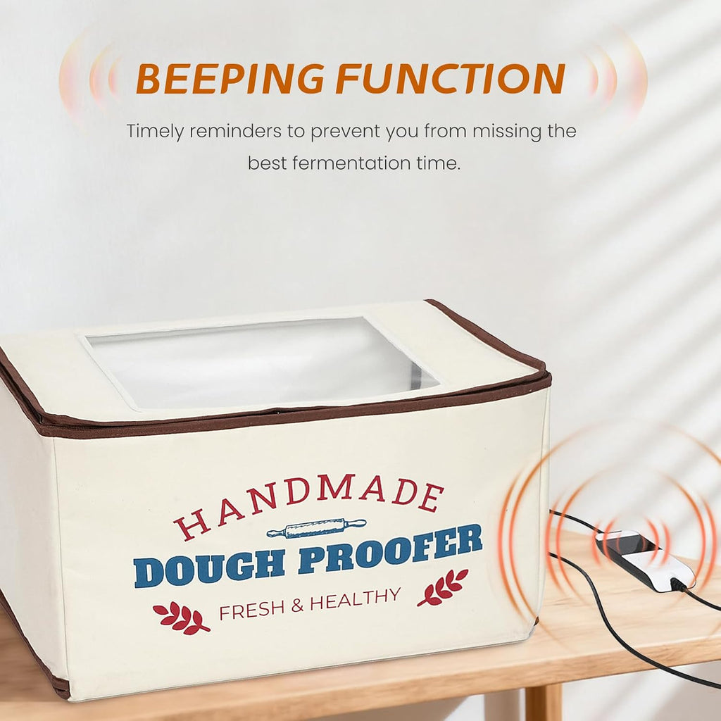 Extra Large Dough Proofing Box50-130°F, 3-Sided Heat 24HTimer