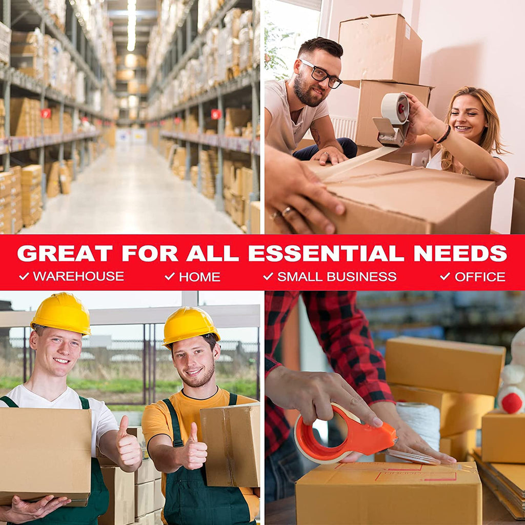 Packing Tape (18 Rolls),2.7mil, Heavy Duty Packaging Tape for Shipping Moving Sealing, 1.88 Inch x 60 yd Per Roll