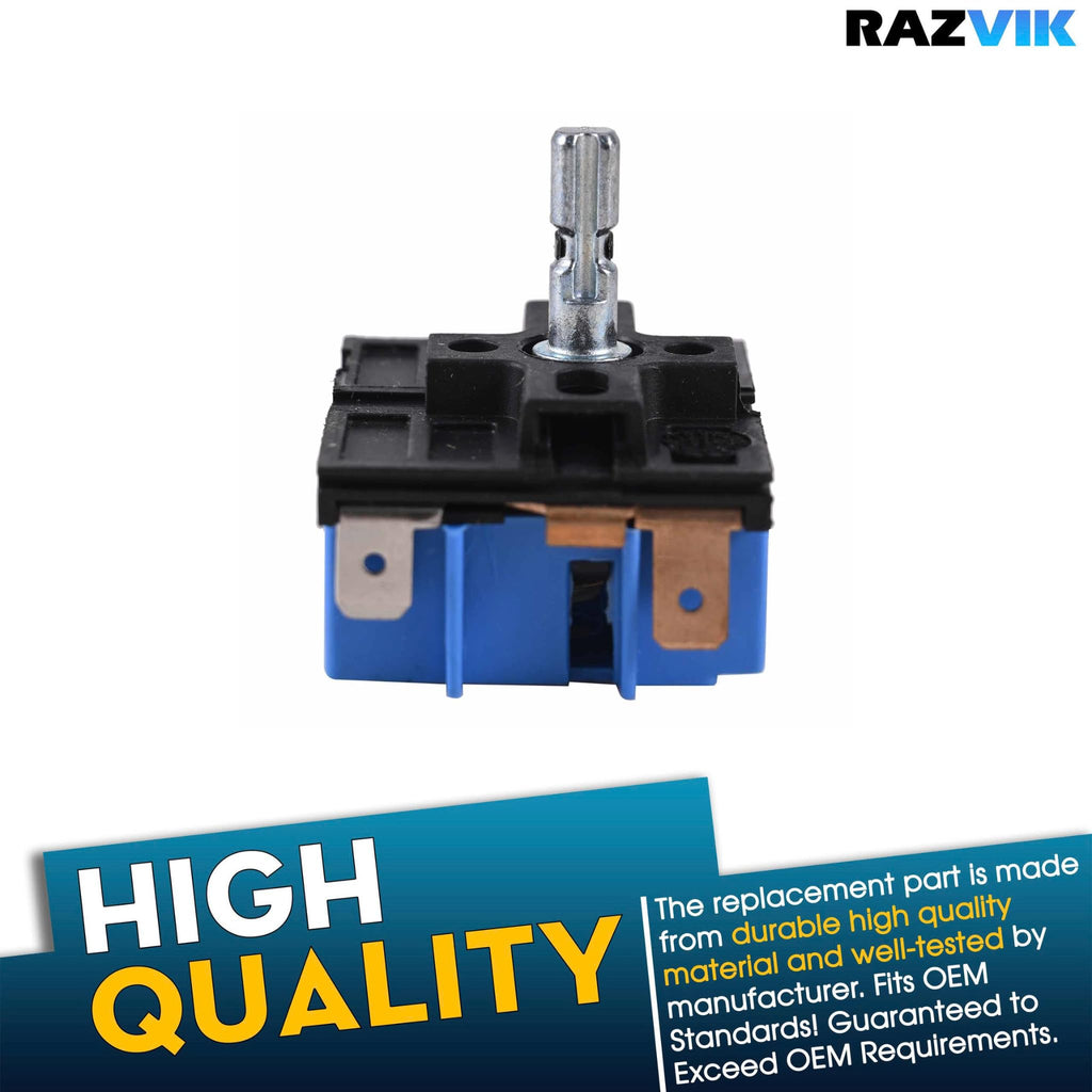 Range Burner Infinite Switch Replacement for GE JB645EK1ES JB645RK1SS JB655DK1BB JB655DK1CC