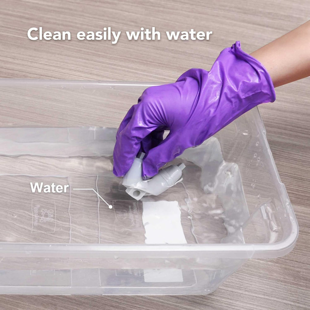 Water-Washable 3D Printer Resin [Model Gray], 405nm LCD UV-Curing Photopolymer Resin for High Precision Printing, Low