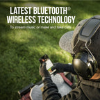 3M WorkTunes Connect + Solar Wireless Hearing Protector with Bluetooth