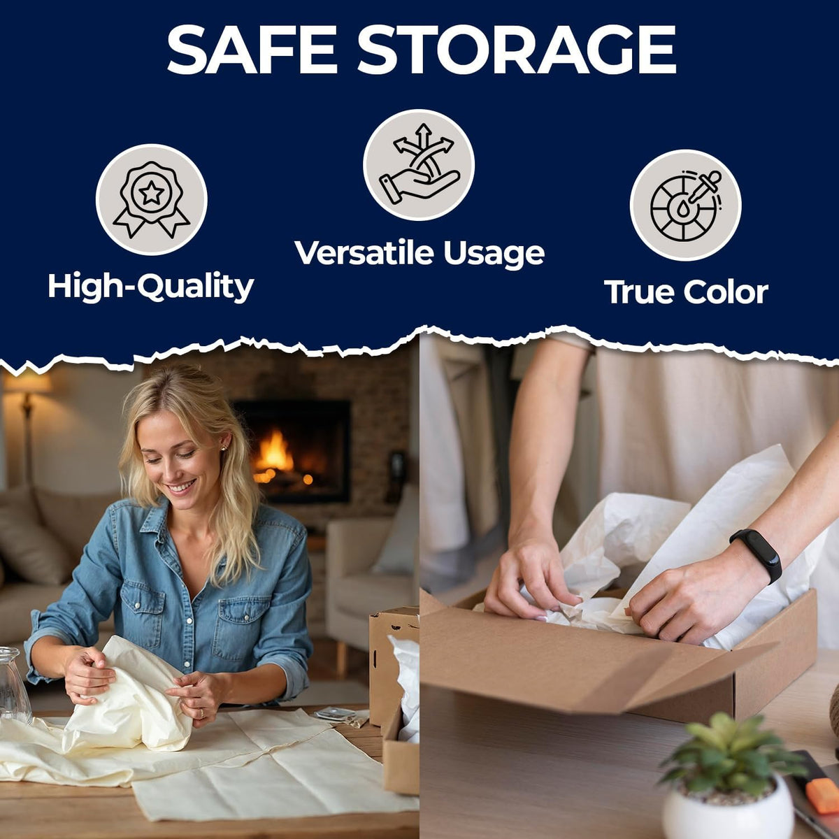 Packing Paper Sheets for Moving, 27" x 17", 20 lb | 640 Sheets