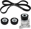 AUCERAMIC 2.0L 2.4L Engine Serpentine Belt Tensioner Idler Pulley Drive Kit