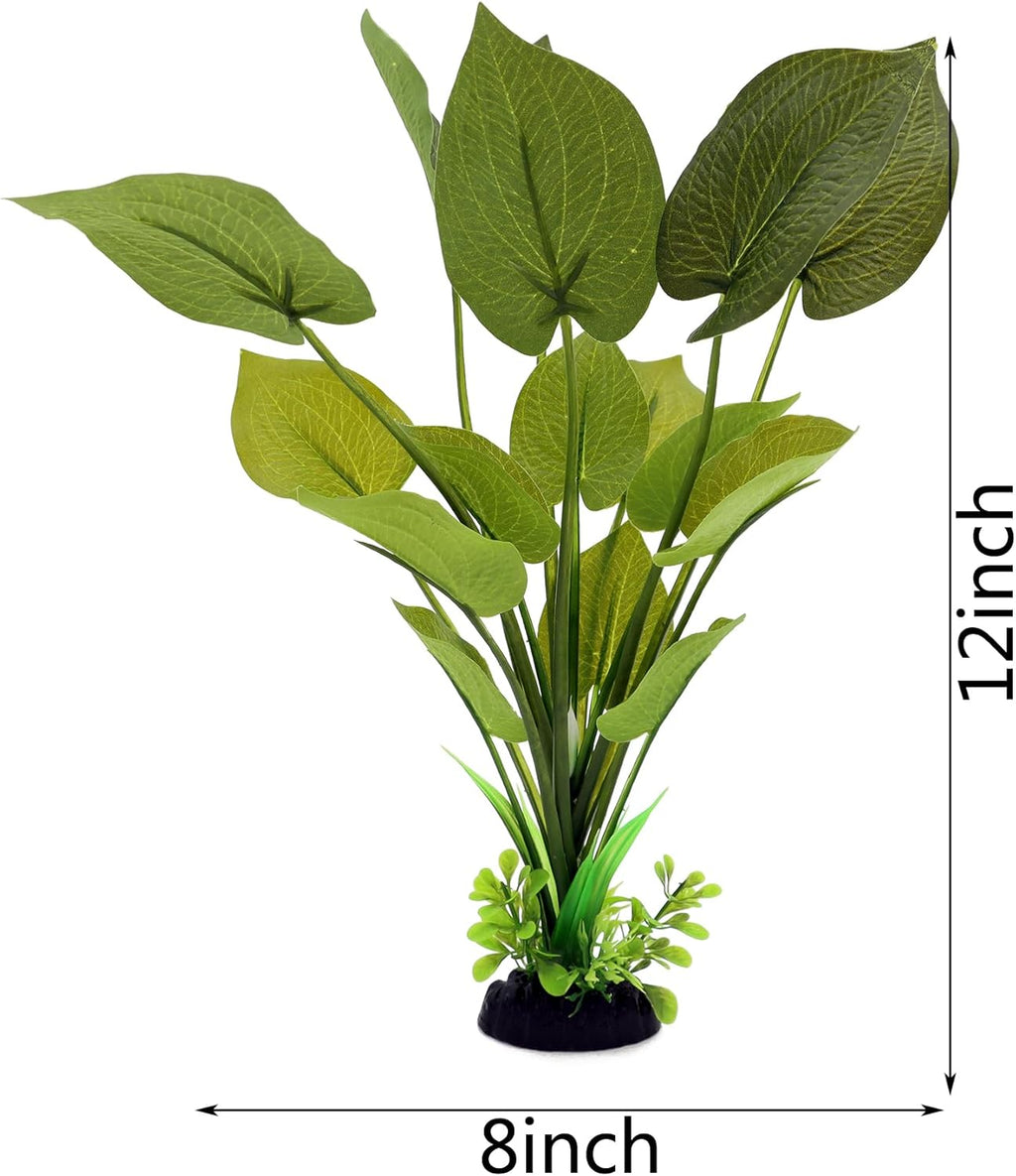 Silk Aquarium Plants, 12 Inch Artificial Silk Plants Decorations