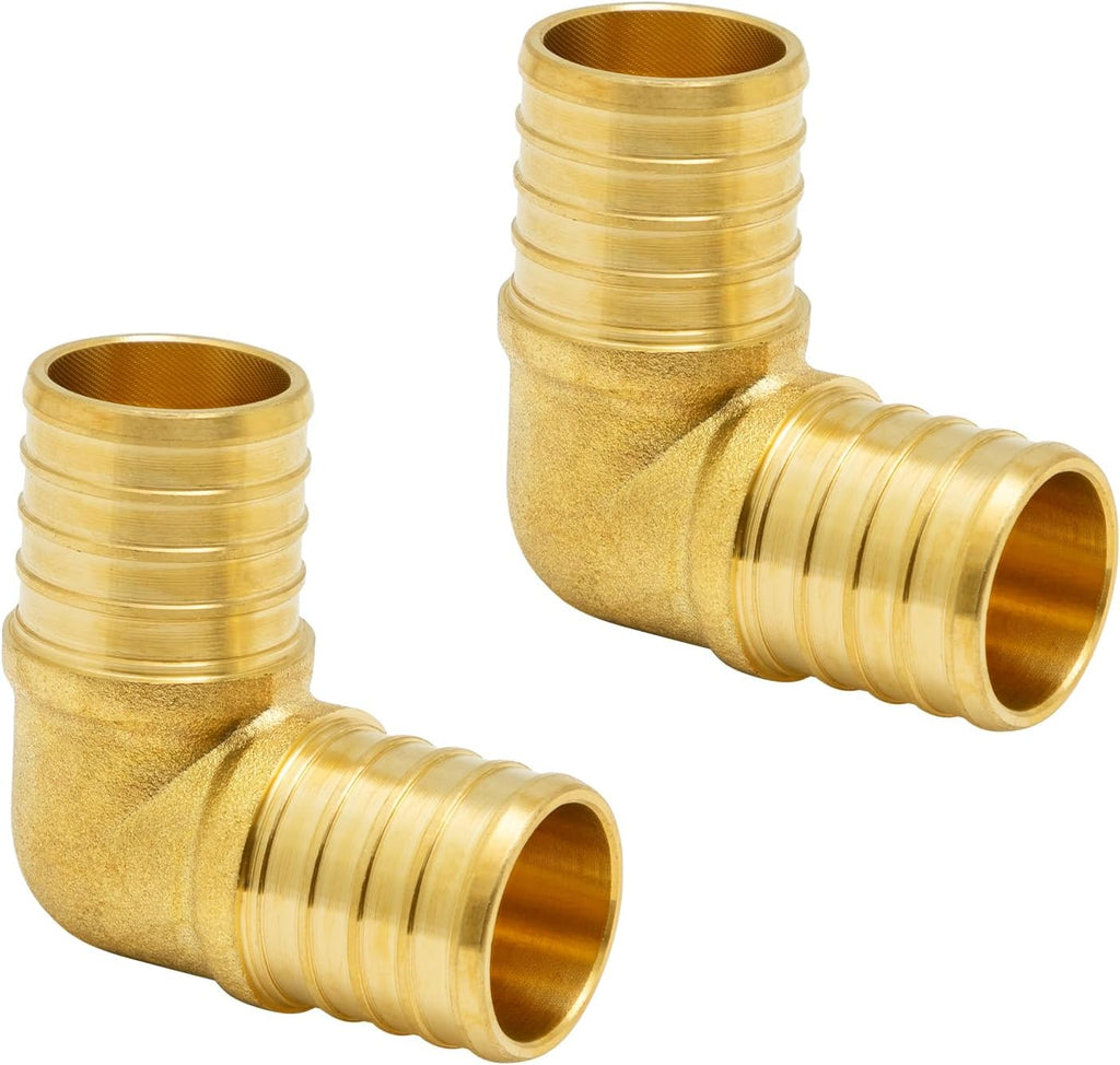 SUNGATOR 2-Pack 1 Inch PEX 90 Degree Elbow, PEX Fittings 1 Inch