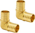 SUNGATOR 2-Pack 1 Inch PEX 90 Degree Elbow, PEX Fittings 1 Inch